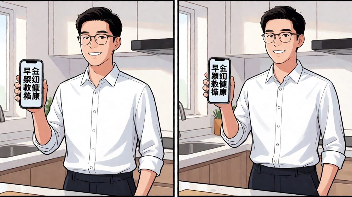 主角信心满满地打开菜谱准备大展身手。