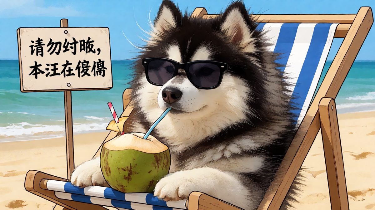 狗：两脚兽拼命赚钱，就是为了让我享受这一刻。
