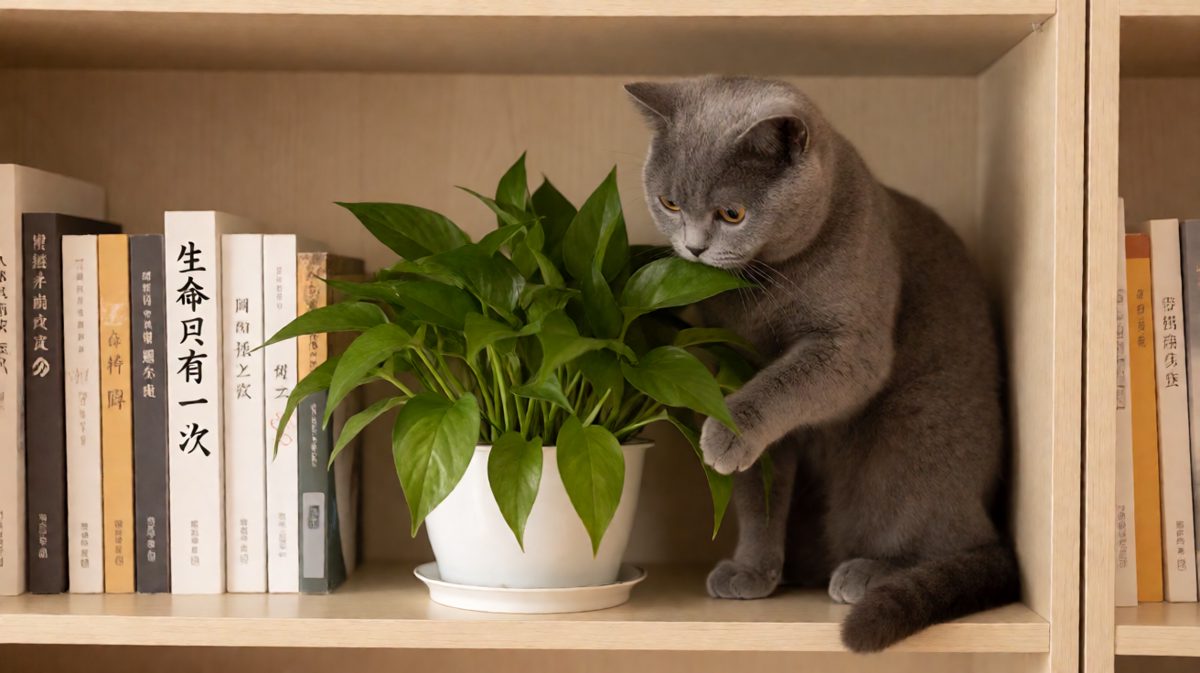 猫：这颗绿珍珠……它会不会咬我？