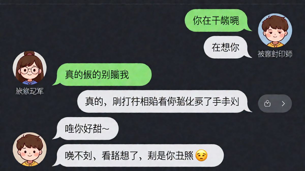 「想你了」到「看错照片」的心灵暴击