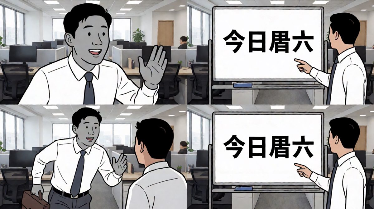 小明：所以我这一早上……图啥呢？