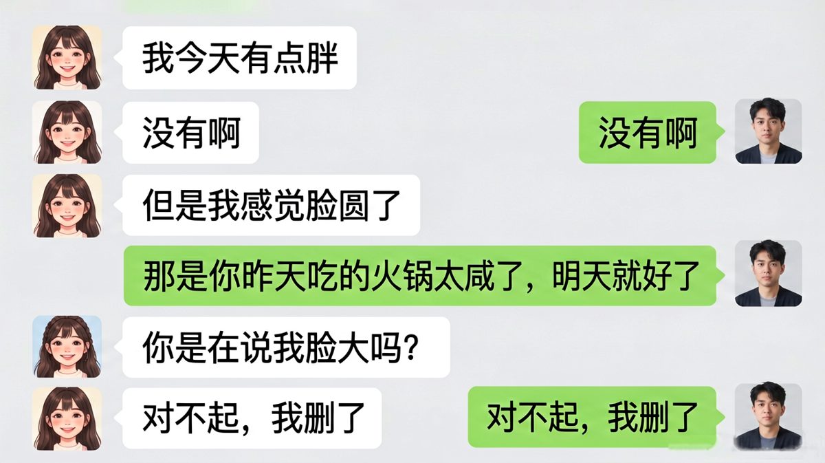男生求生欲归零，一句话把自己送进危险区