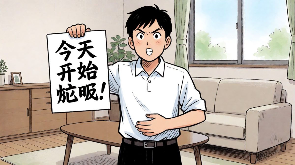 立下flag：今天开始减肥！