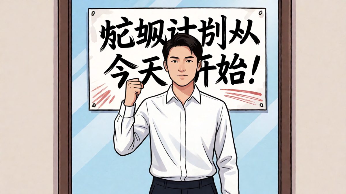 立flag：今天开始减肥！