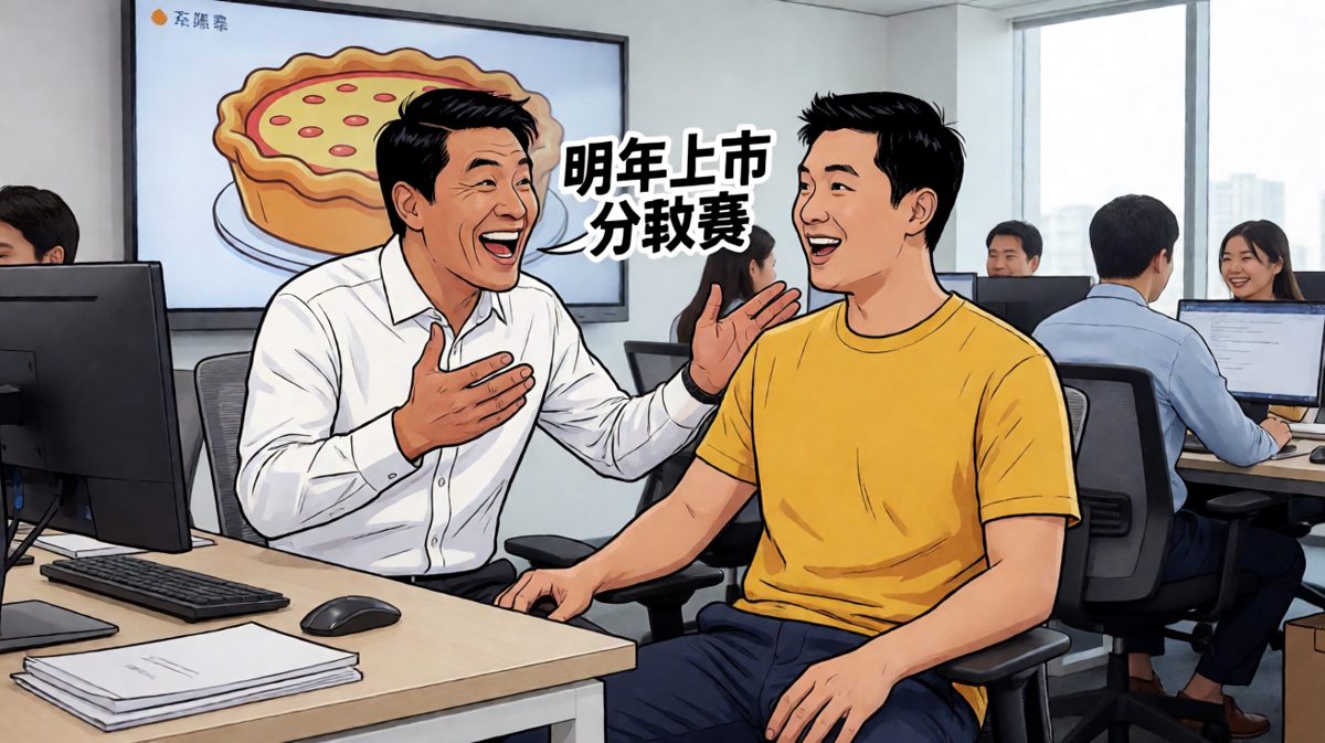 老板画饼说明年上市，员工激动答应，结果发现公司早就上市了——原来自己早被割过韭菜。