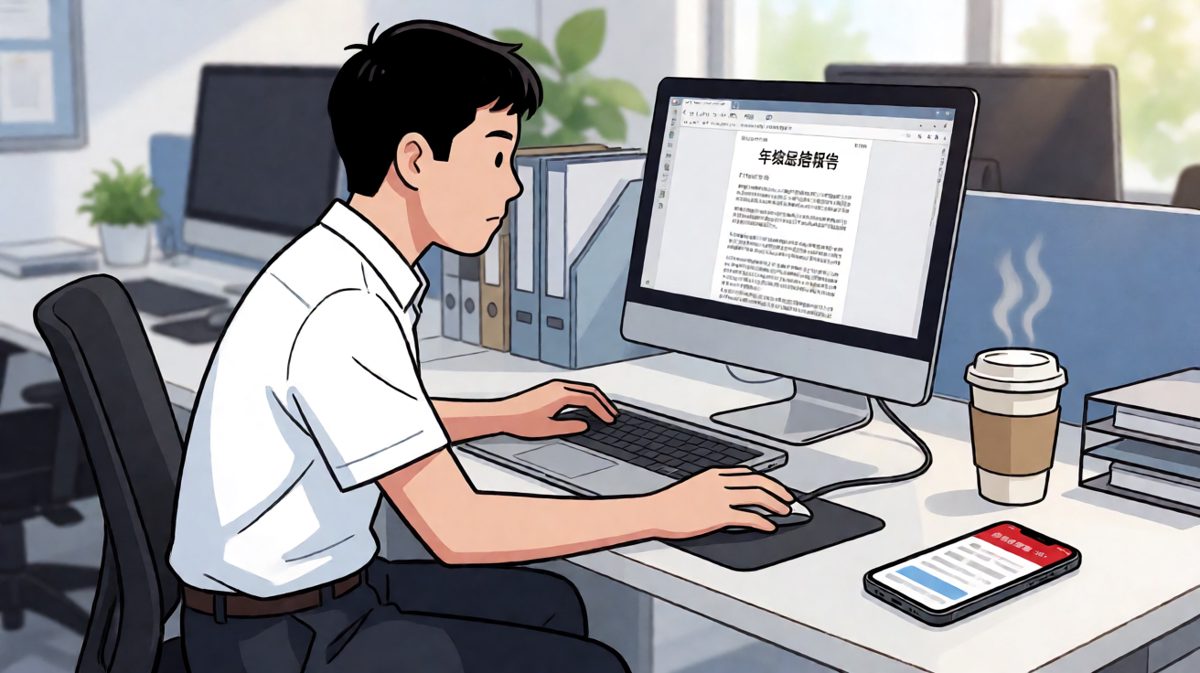 先工作……等等，先看一眼手机