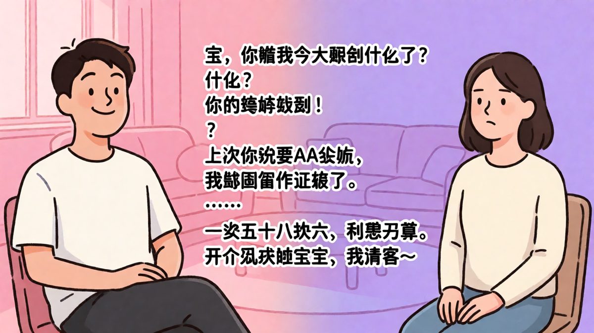 直男的浪漫，从AA制记账开始。