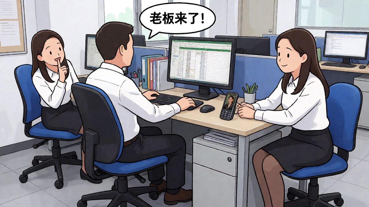 摸鱼的最高境界：让老板觉得你在认真工作