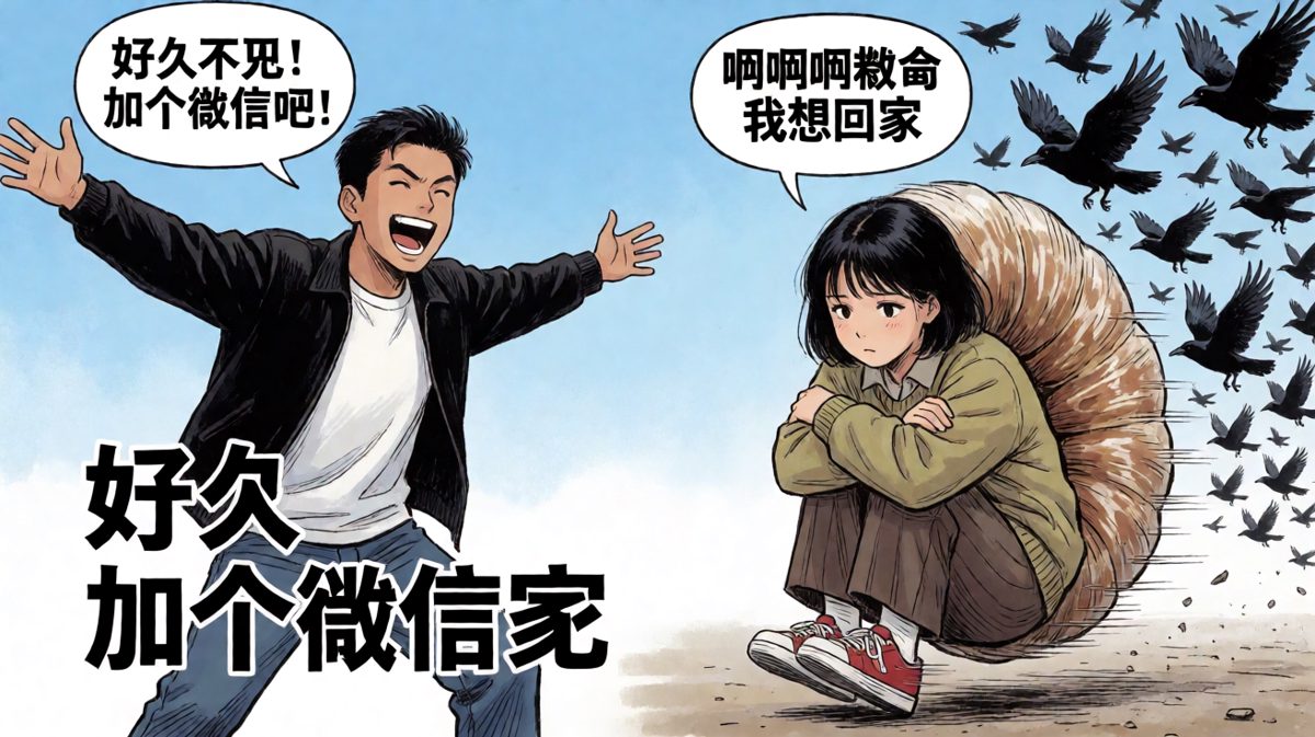社恐的内心OS：我们认识吗？我不认识你！