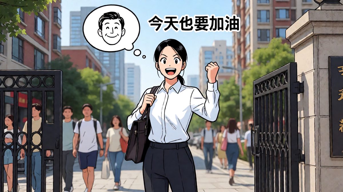 充满信心的出门时刻