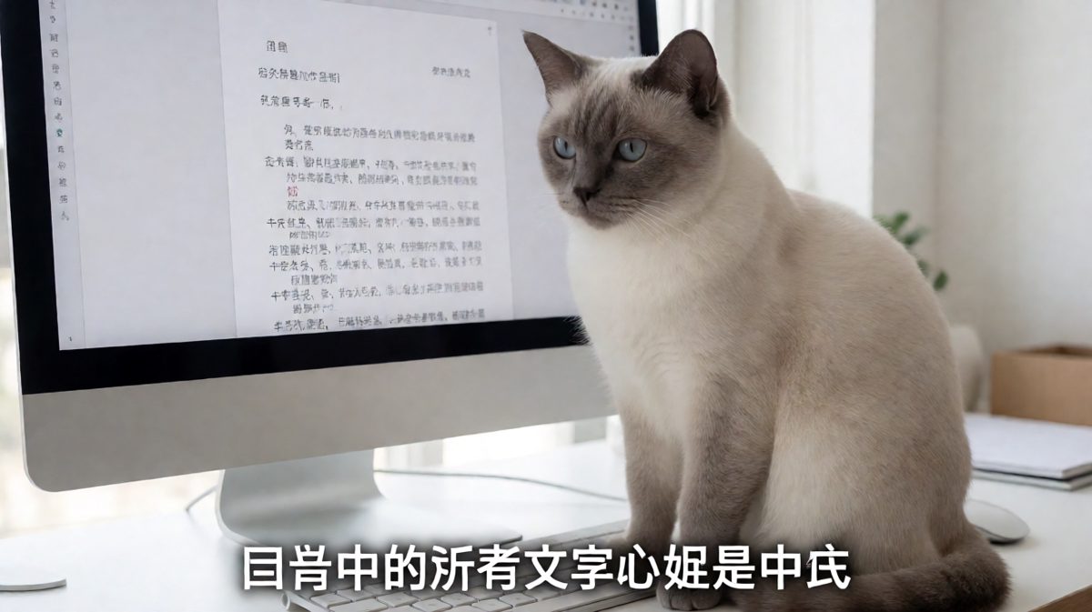猫：本喵只是在帮你「优化」文档。