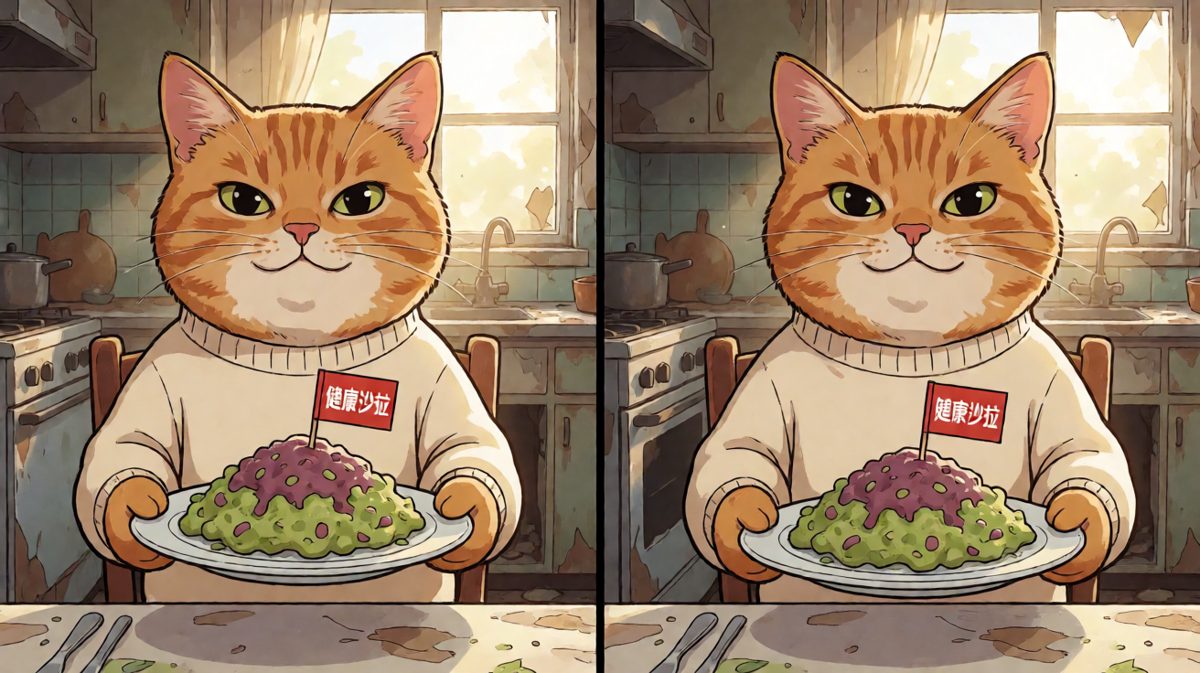 端出自己都认不出来的成品，自信满满