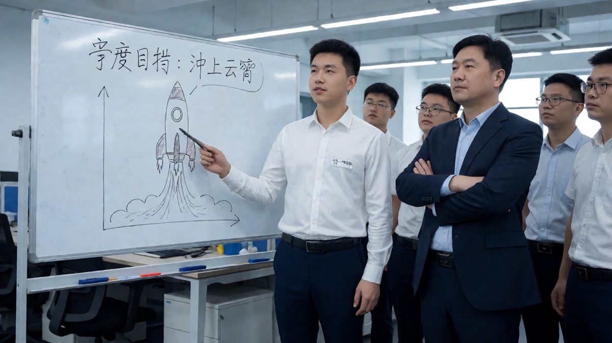 小王激情汇报：'老板，明年业绩翻三倍！'张总沉默三秒：'很好。'小王大喜——反转：'所以你的工资……'张总：'也翻三倍。'小王：'真的吗？'张总：'你的梦想，不是你的工资。'