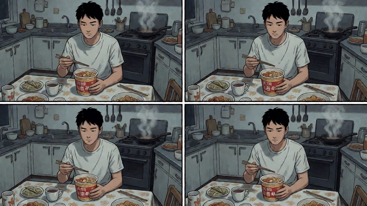 算了，明天一定好好做饭。