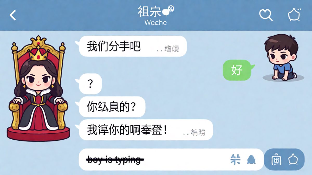 女生开玩笑提分手，男生秒答应后女生慌了