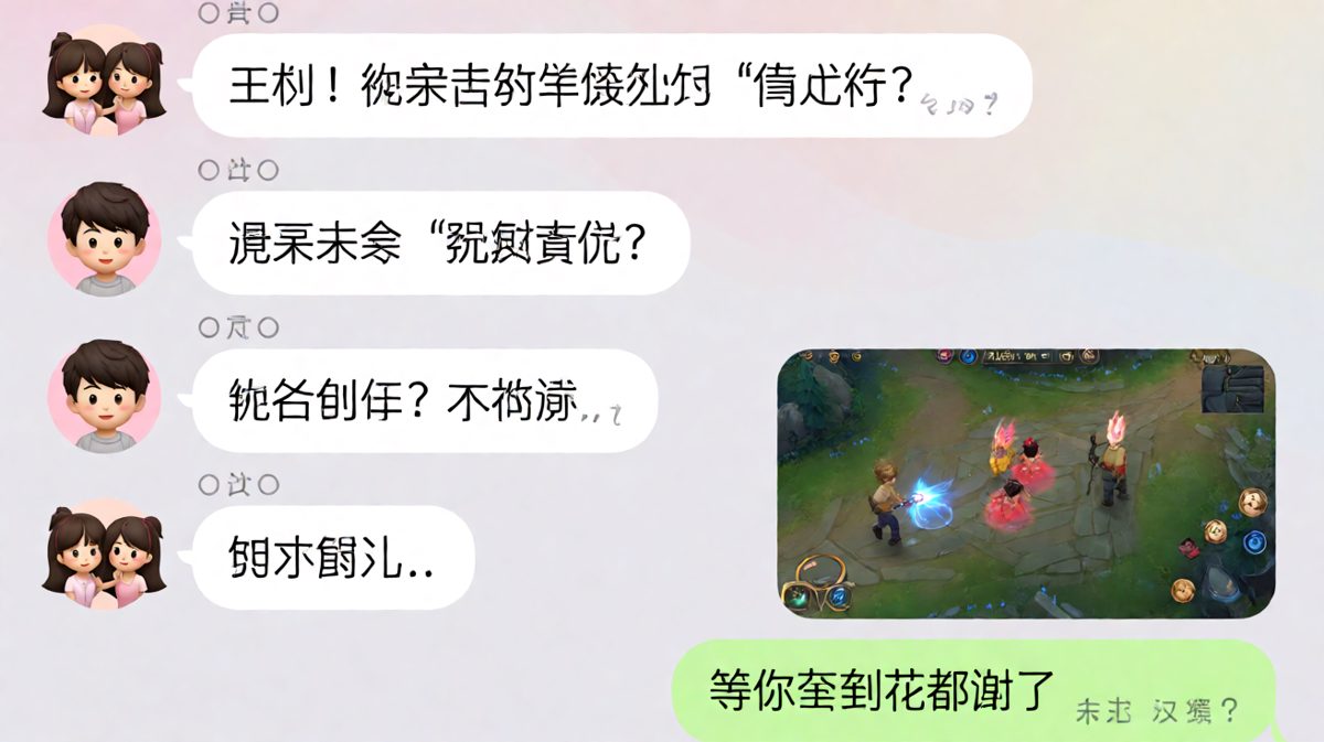 王者永远比女朋友重要？男生用五分钟后等来了花都谢了
