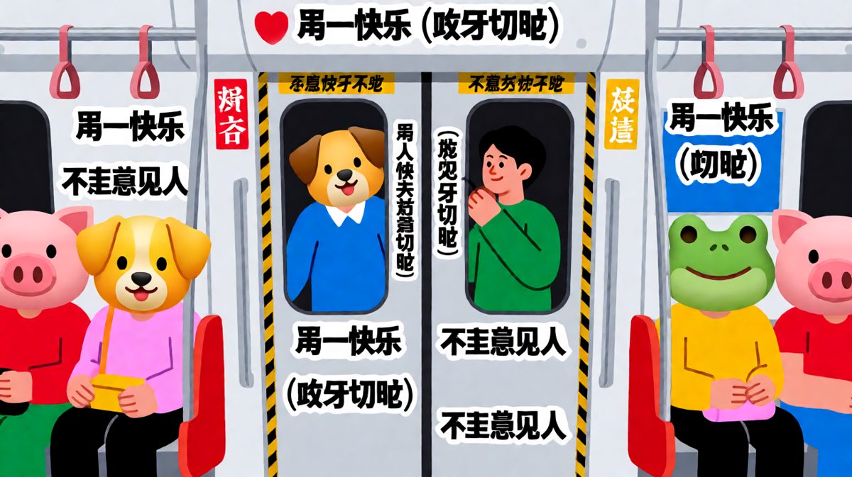 早高峰的地铁，专治各种早起不服