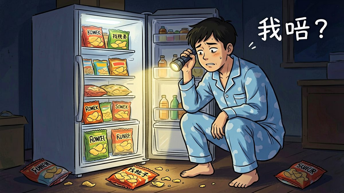 饿了，但不想吃，就是想找点吃的