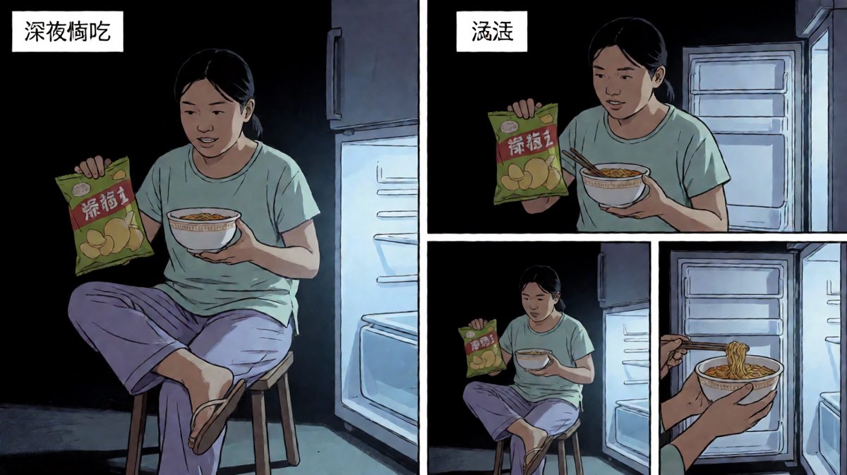 凌晨两点，宵夜时间