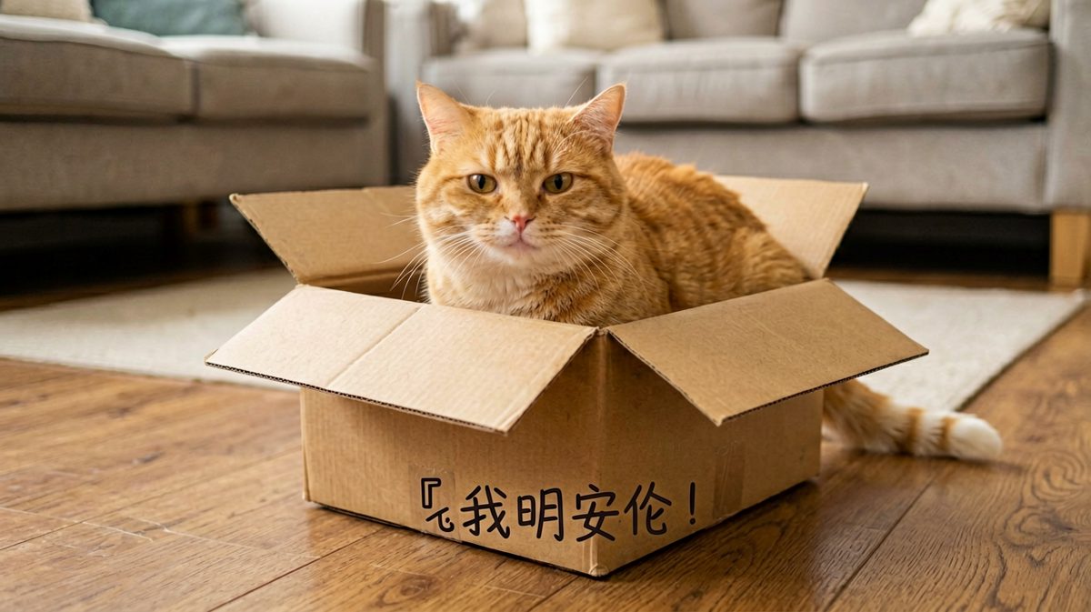 只要我够胖，箱子就会自动变大——这是猫的物理学。