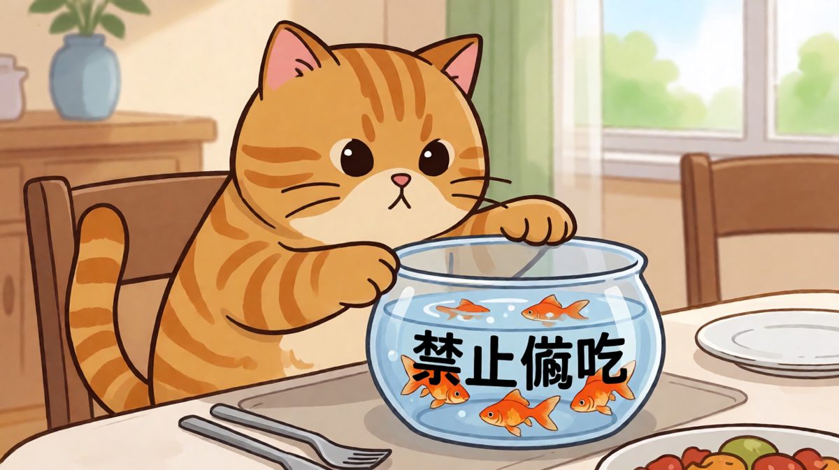 当你的鱼缸变成自助餐厅