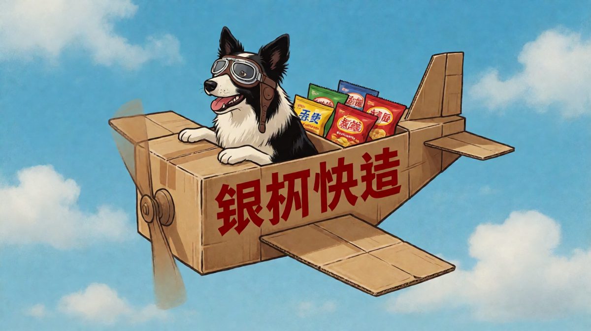 您的星际包裹已由汪星人专线配送