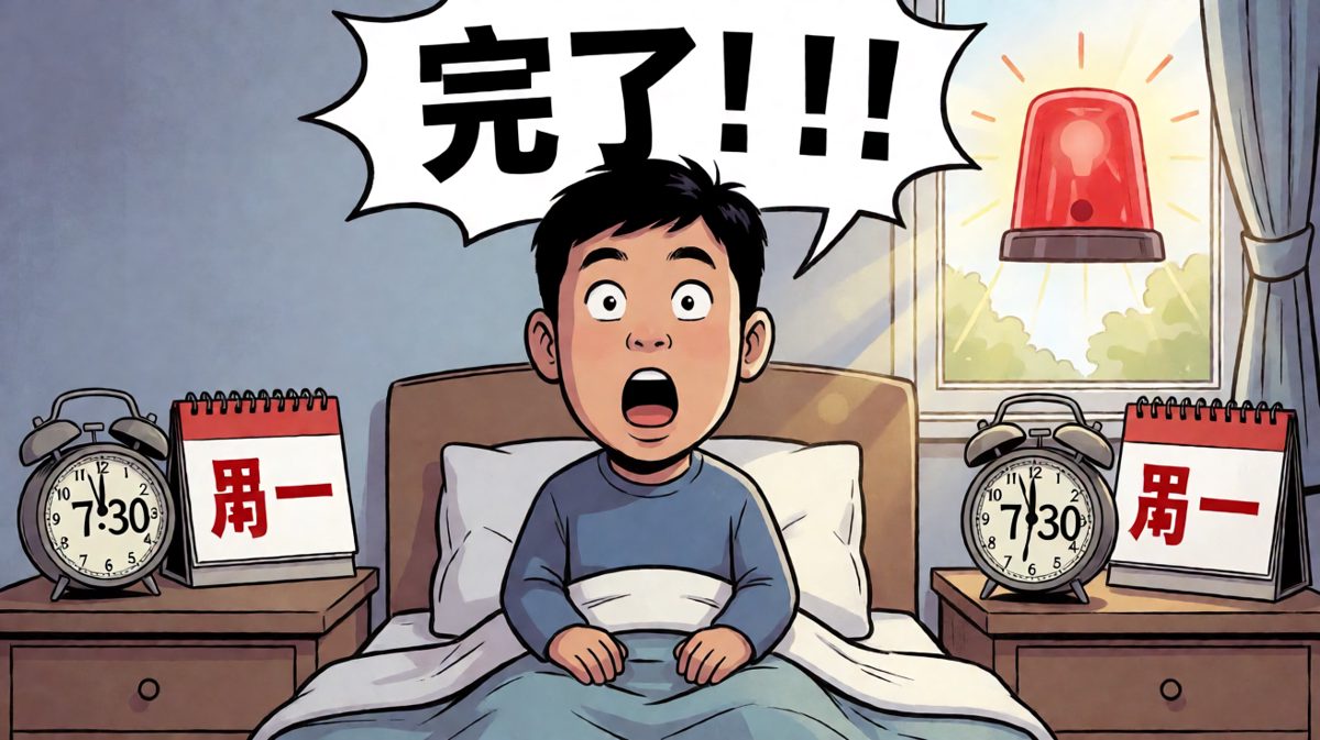 睁眼一看，周一已至，人生毁灭