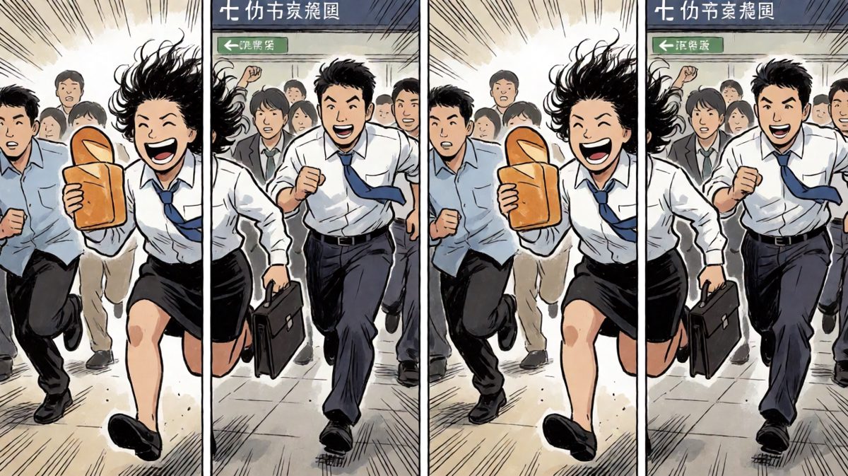 迟到扣两百，冲！