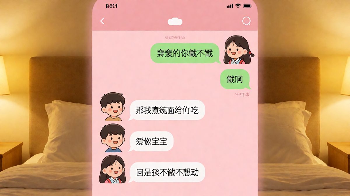 女生问饿不饿，结果是陷阱不是关心