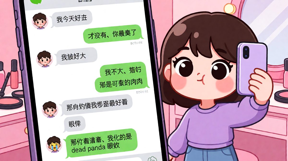 夸眼睛却被发现是死侍眼妆