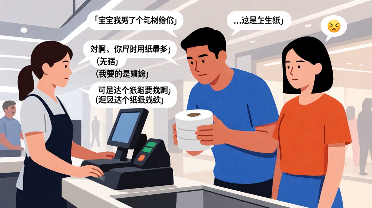 送的礼物居然是卫生纸