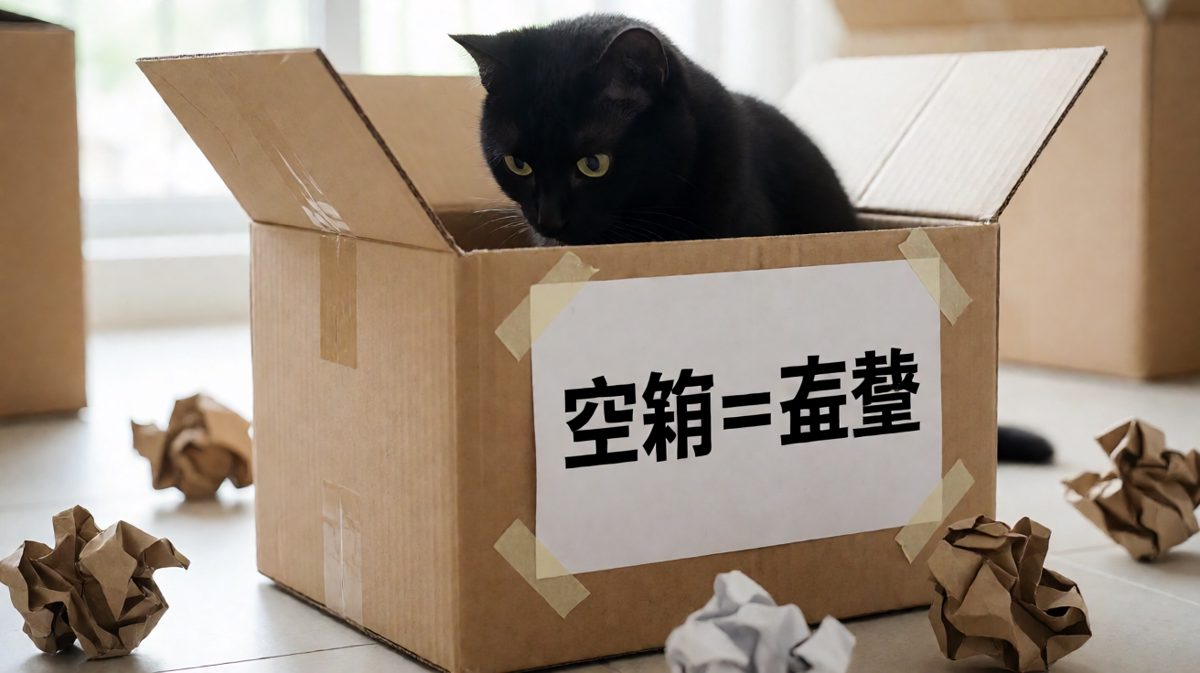 猫：这个盒子虽然空了，但我的演技是满的