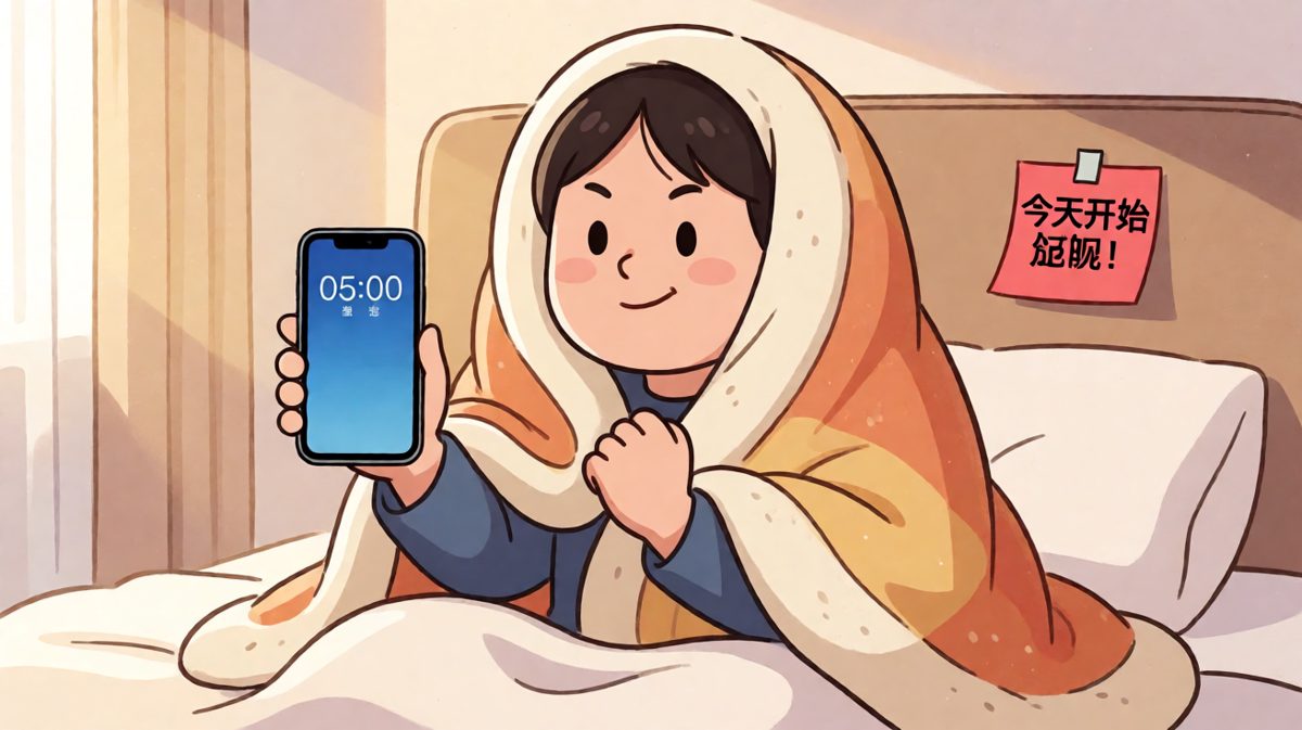 清晨五点，热血满格，誓要改变人生！