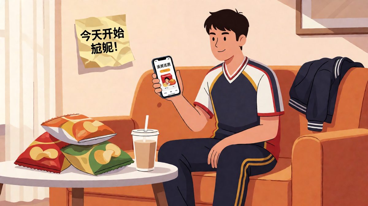 跑了0.5公里，必须奖励自己一顿好吃的。