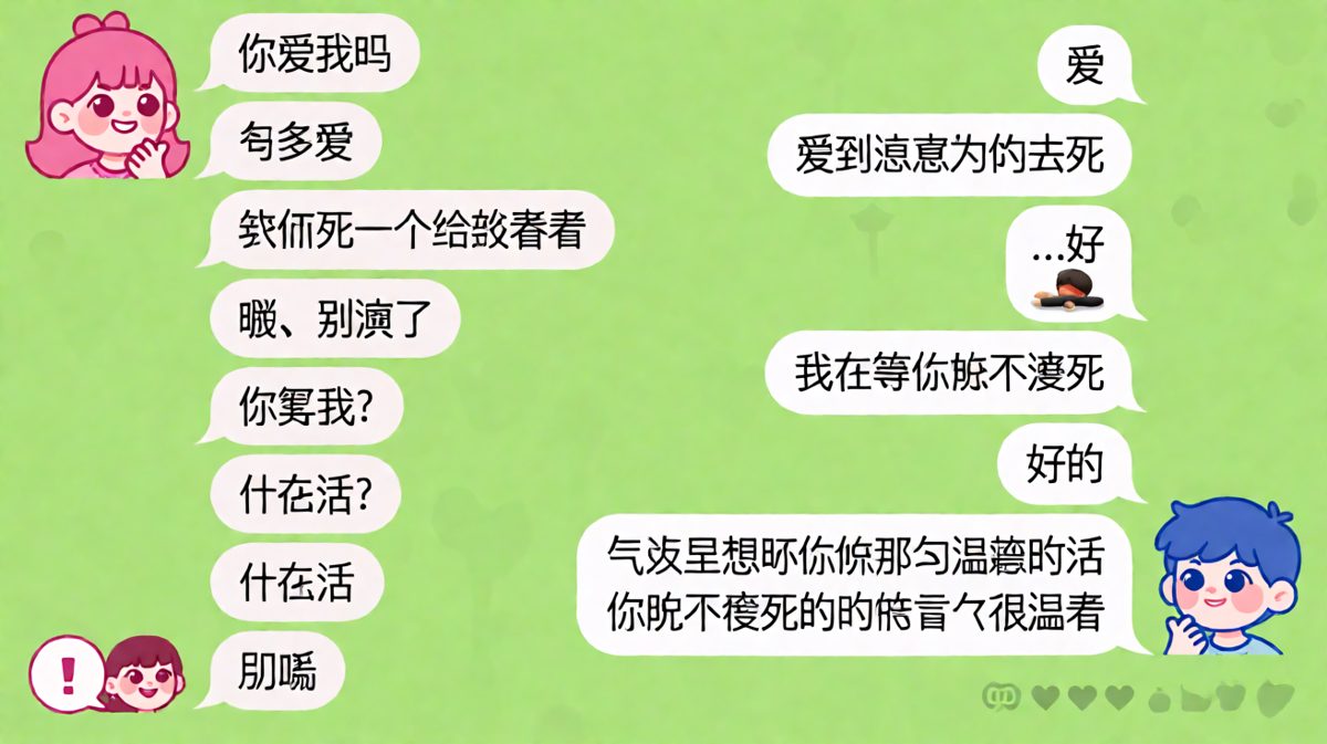 男生故意装死，只为听女生说一句温柔的情话