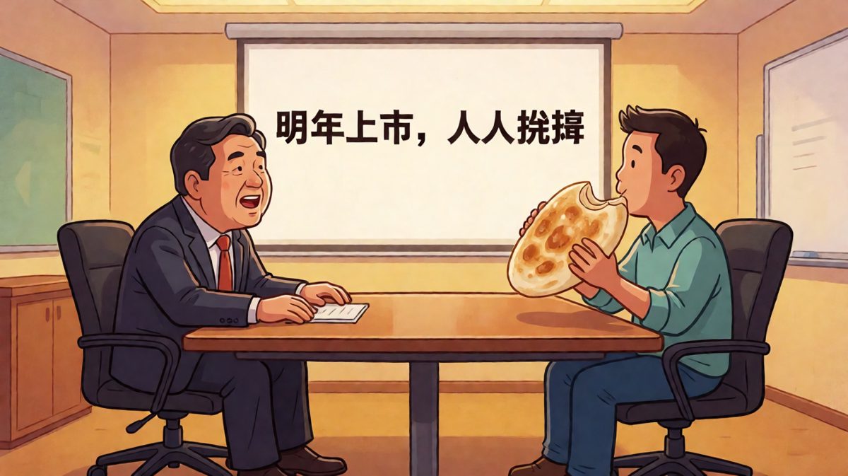 老板画大饼，员工直接把饼吃了