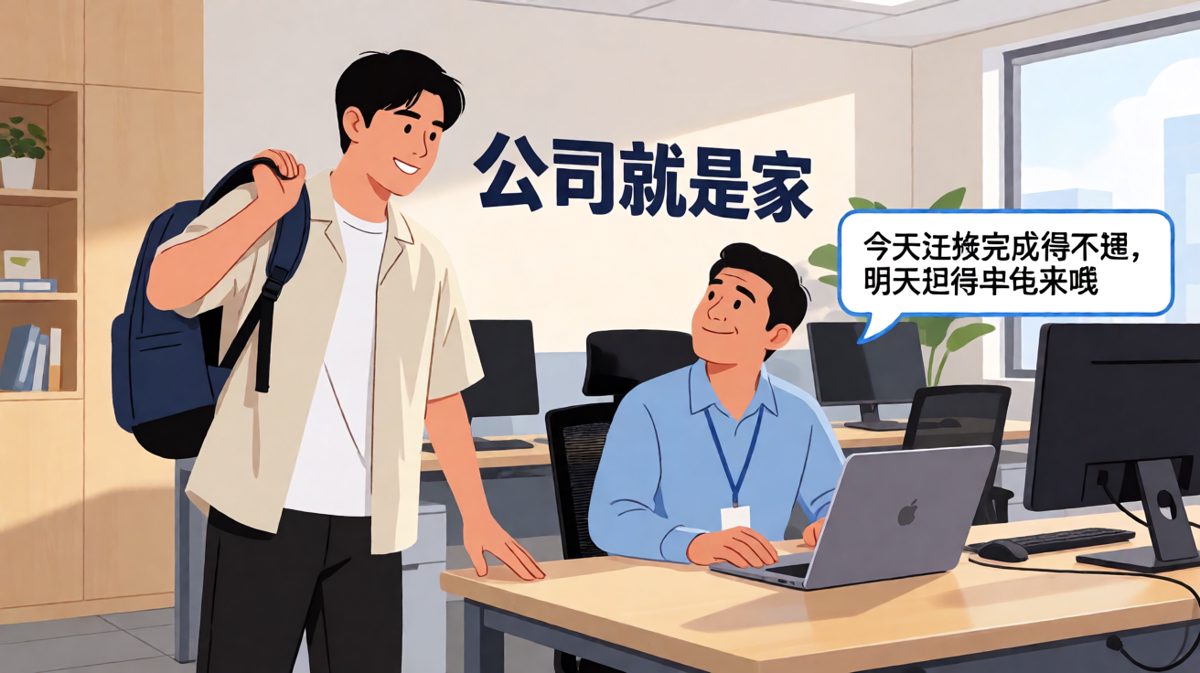 员工想提前下班，老板爽快同意，反转来了——明天早点来补偿！