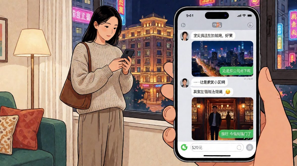 加班？加班加到了酒吧门口——男朋友的谎言比他的工资条还长