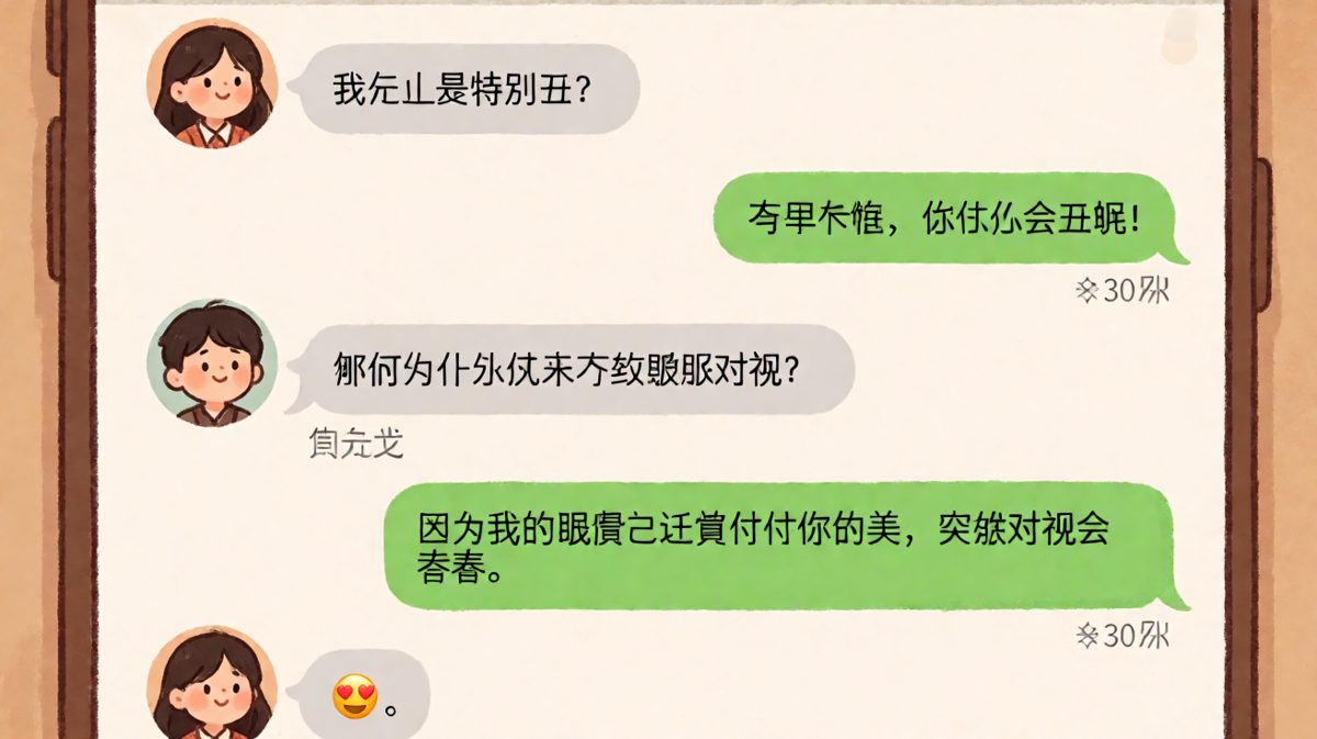 「我是不是特别丑」——求生欲拉满的教科书级回答
