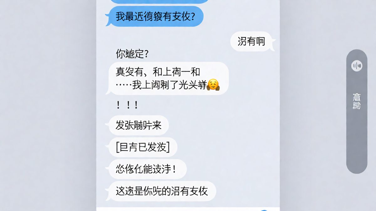 剃了光头问女友有没有变化，被一句'没有'精准暴击