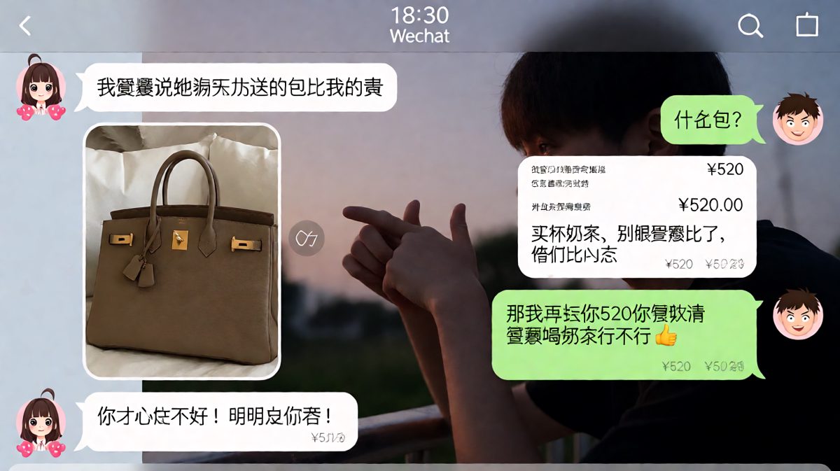 比包包不如比心态，最后用奶茶收尾