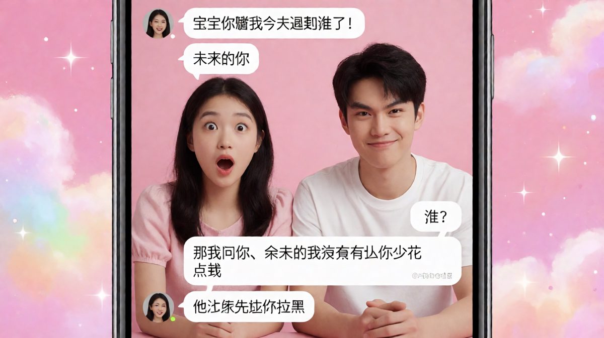 「遇到未来的你」结果未来你让她先拉黑现在你