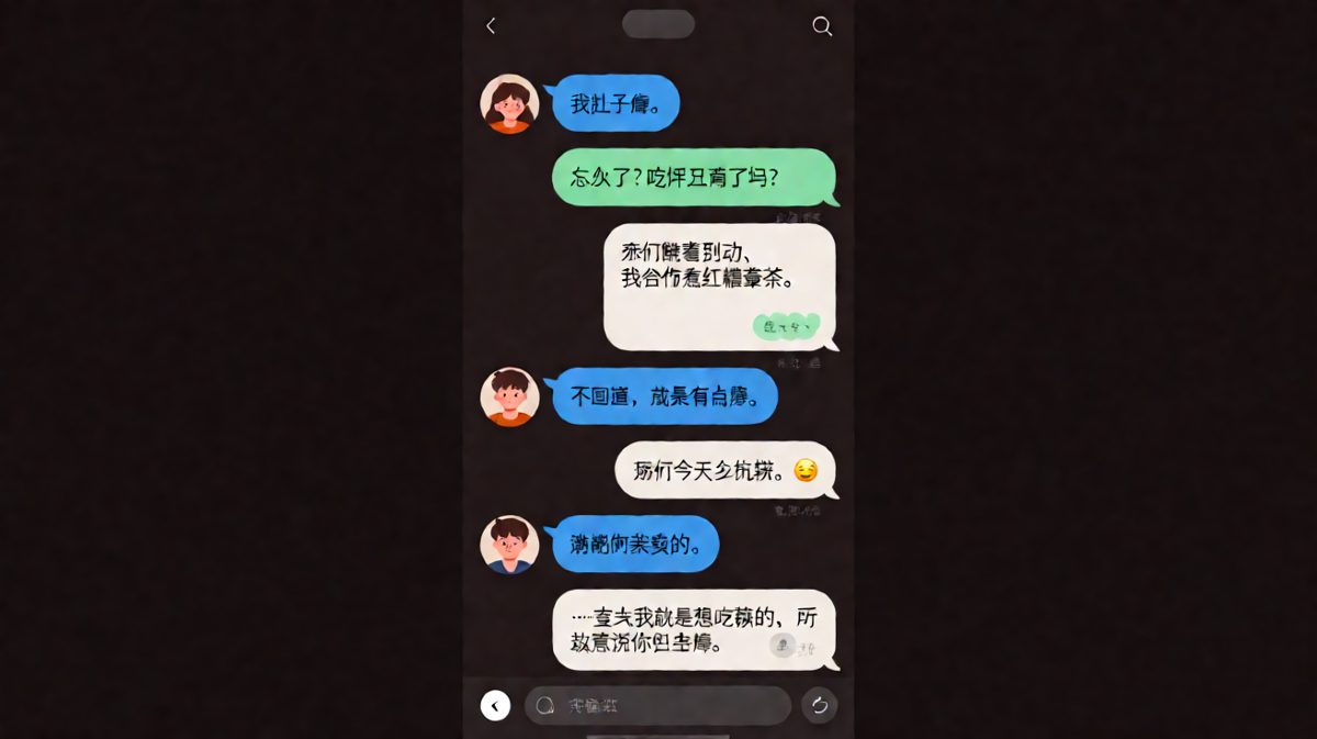 用肚子疼骗男朋友买辣条的女生