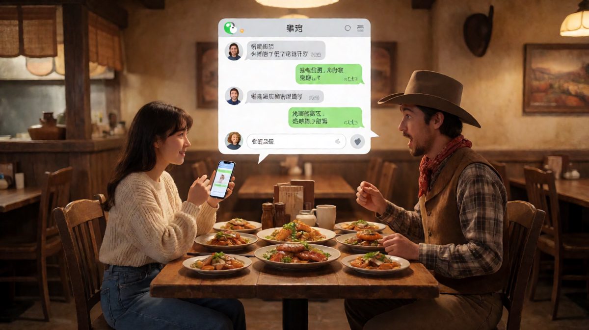 女生问"你觉得我最近变了吗"，男生秒回"变好看了"，女生说"不是，是胖了"，男生赶紧说"没有没有"，女生发"那你昨天说我像猪"，男生"我没有啊"，女生"那你为什么给我点赞我发的那张自拍配文是猪"，男生"那是点赞软件自动配的"，女生"你骗谁呢"