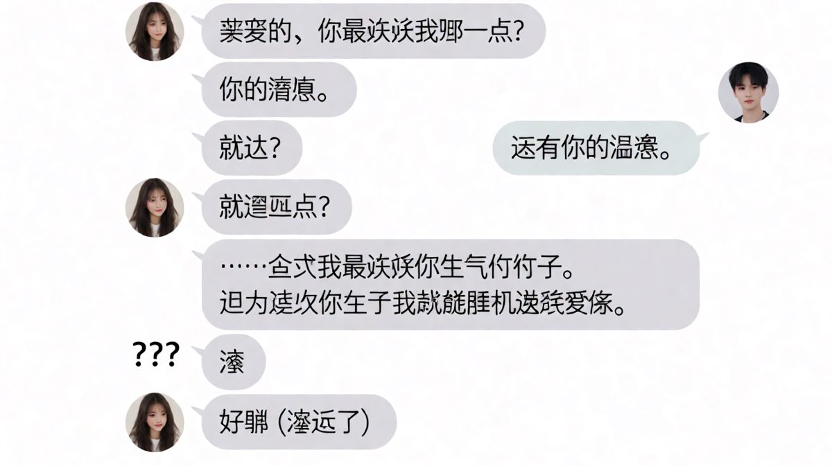 求生欲拉满的一问一答，直男的情话太致命