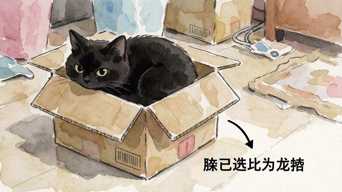 猫：我的大床怎么变成纸盒了