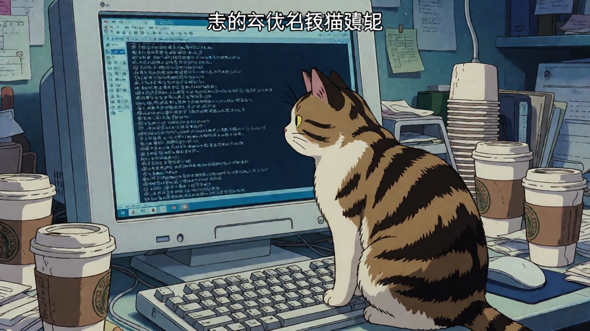 程序员最怕的不是bug而是你的猫