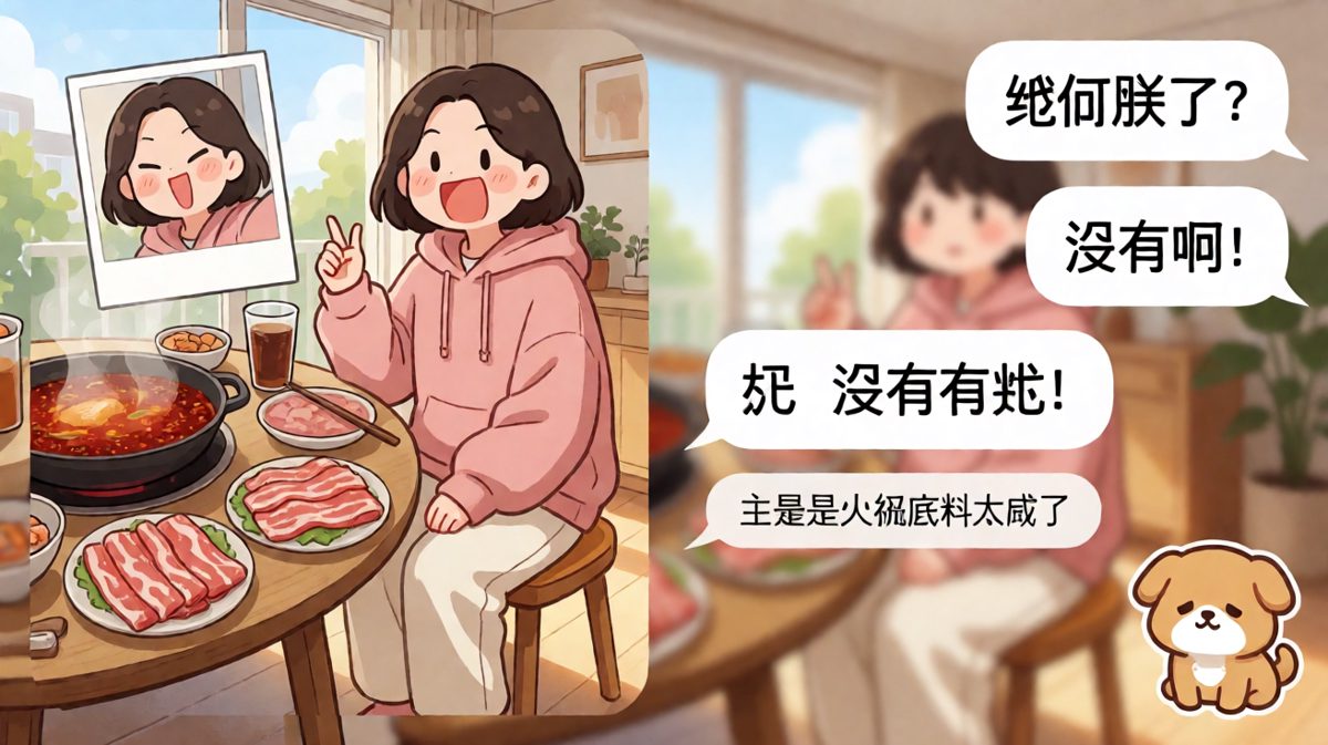 「我减肥了就吃点清淡的」——面前火锅沸腾，身后奶茶已就位