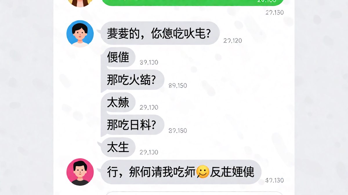 男生说"随便"被女生极限反杀，一句"那你请我吃屎"全场爆笑