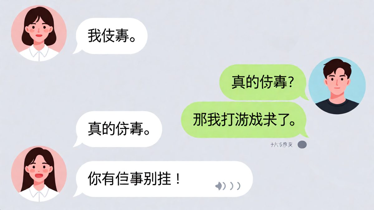女生说没事的时候，男生最大的错误就是信了